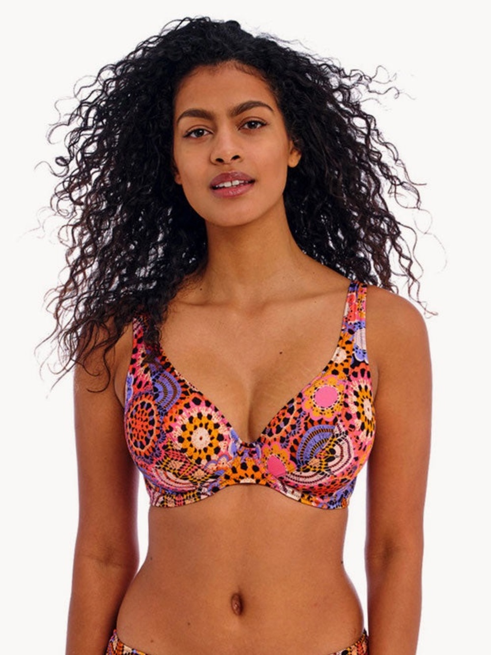 Freya Santiago Nights Bikini G Cup Top Floral Pattern Underwire Multicolour 32 J